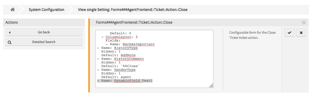 Add Dynamic Field to Close Ticket Form Configuration